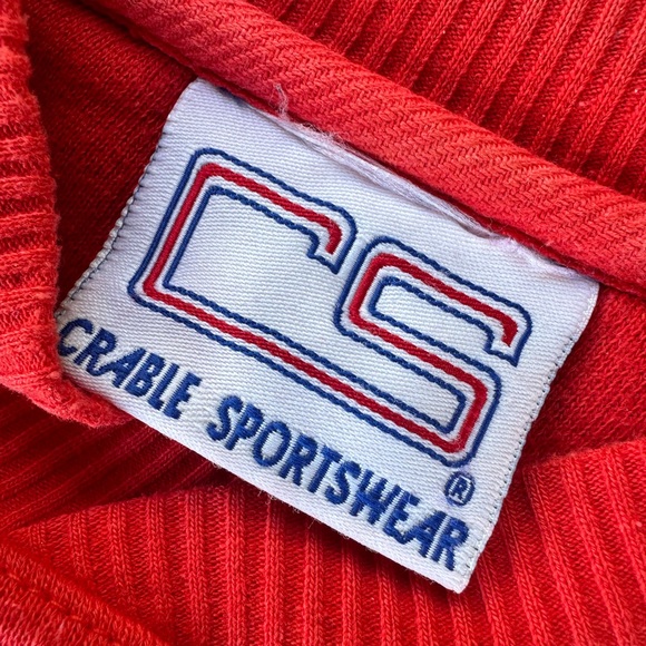 CRABLE 🏈 Vintage Men’s Red ‘Kansas City CHIEFS’ Crewneck Sweatshirt - Size XL - Picture 2 of 14